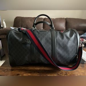 Gucci GG Supreme Carry-On Duffle Bag